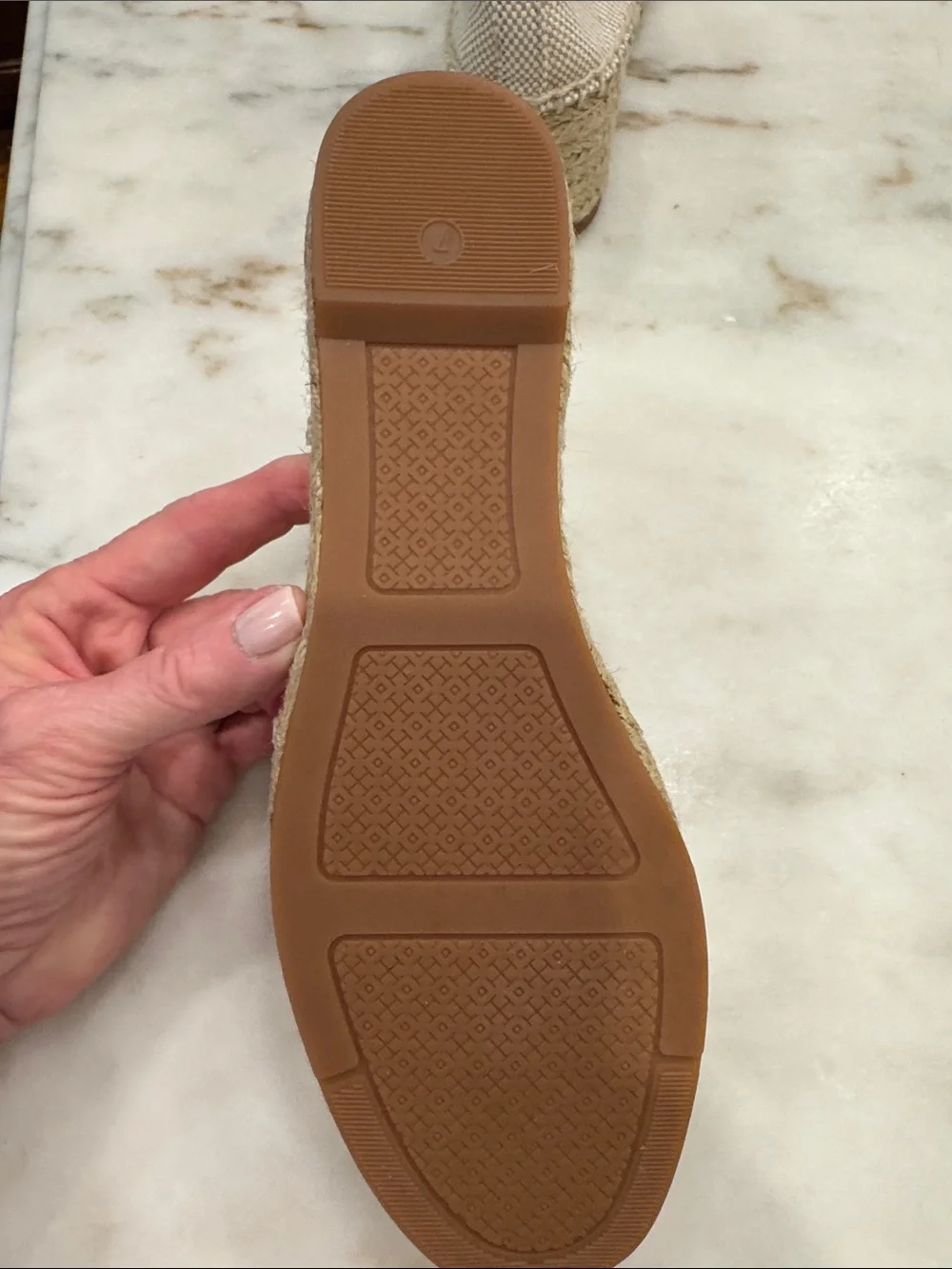 Tory Burch Catalina Espadrille-Canvas Shoe Size 7